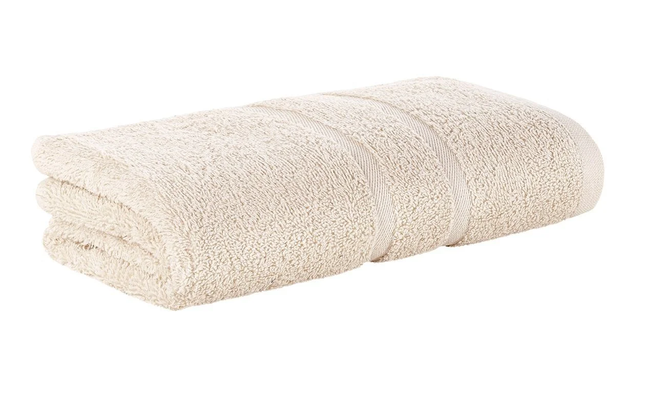 STICKANDSHINE Frottee-Handtücher – Creme, 100% Baumwolle, 500 g/m²